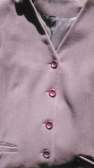 Wełniano-kaszmirowa marynarka r. 40