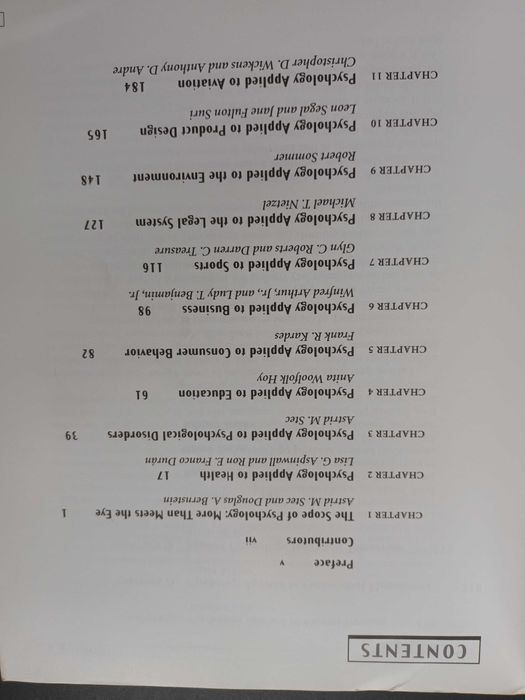 "Psychology Fields of Application" por Astric Stec e Douglas Bernstein