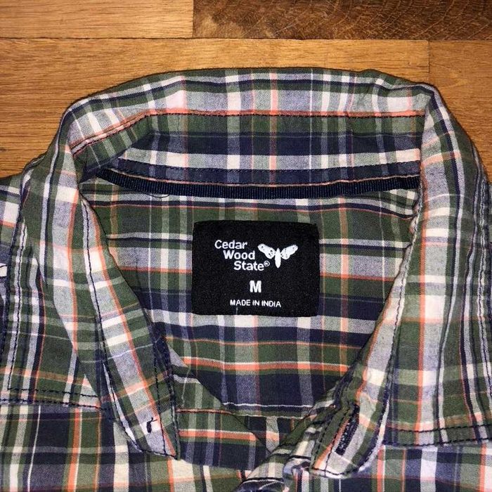 Cedar Wood State Męska Koszula Krata Rozm. M