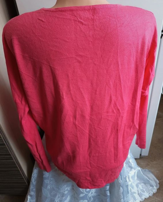 Sweterek oversize nietoperz S M pacha do 76x2 modal milutki  cekiny