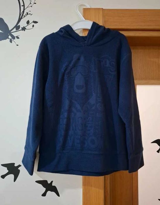 Camisola com capuz azul marinho MO Kids