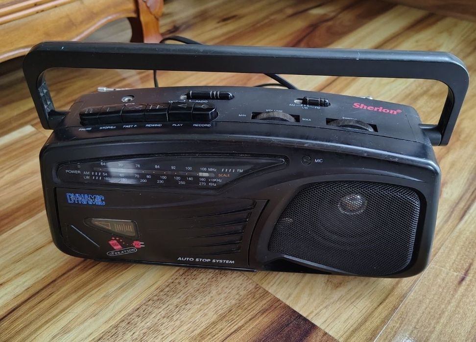 Radiomagnetofon SHERION model SH -306 DL lata 80/90
