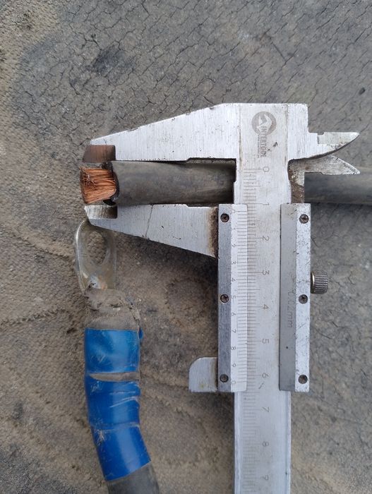 Кабель мідний 12.6м діаметр 8-12мм