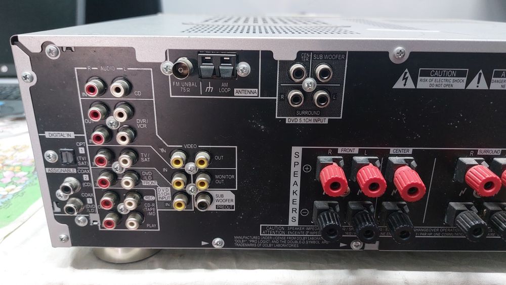 Pioneer vsx d 514 рефект радіо. підсилювач без проблем