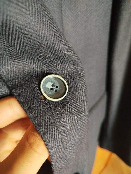 Sport coat de lã azul, 46