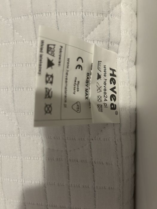 Materac piankowo lateksowy HEVEA BABY MAX 120x60