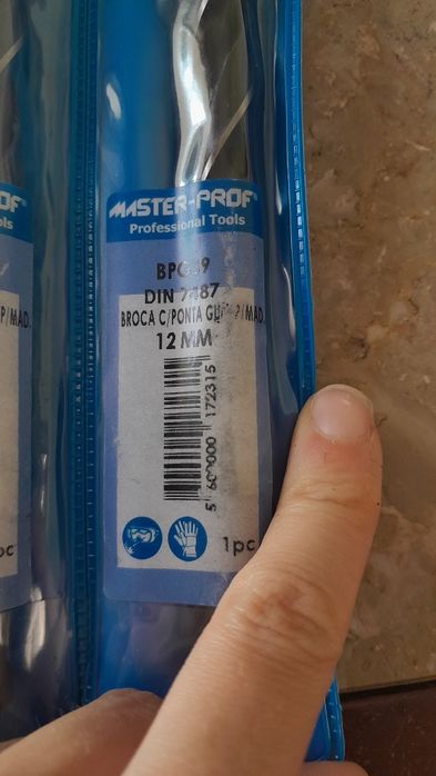 Brocas NOVAS 9mm com ponta guia para madeira MASTER-PROF