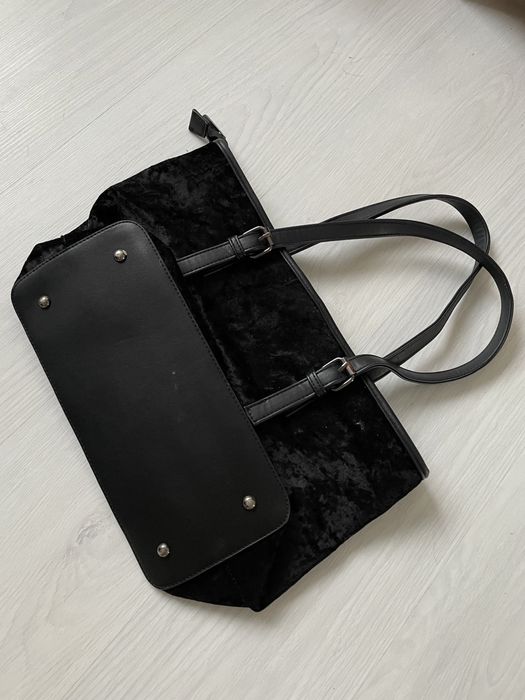 Torebka welurowa z gwiazdą