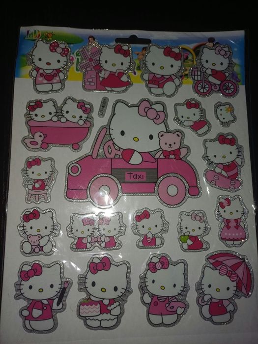 Muita variedade de autocolantes para crianças menina/o