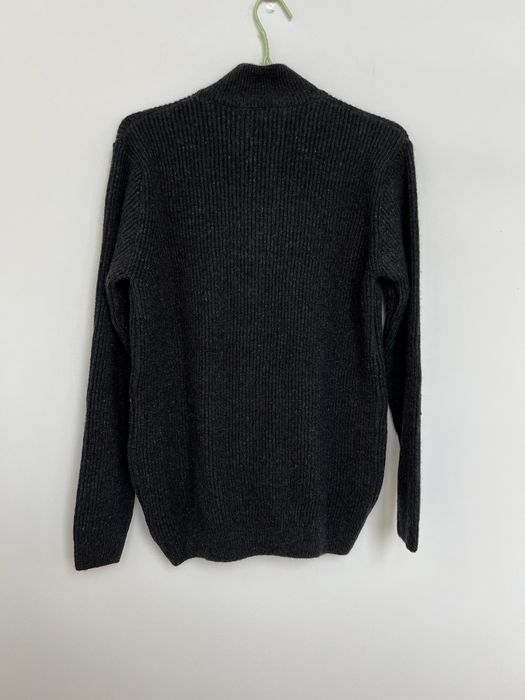 Sweter męski kardigan wełna grafit r.XL,2XL
