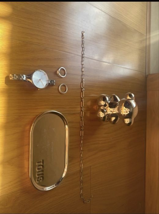 Relógio CK + joias Swarovski + guarda-jóias Tous de oferta