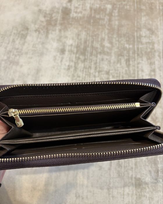 Duzy portfel Louis Vuitton Damier szachwnica brazowy replika