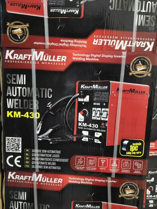 Aparelho Soldar Semi Automatico MIG 430 Sem Gas
A Rolo de Fio novo