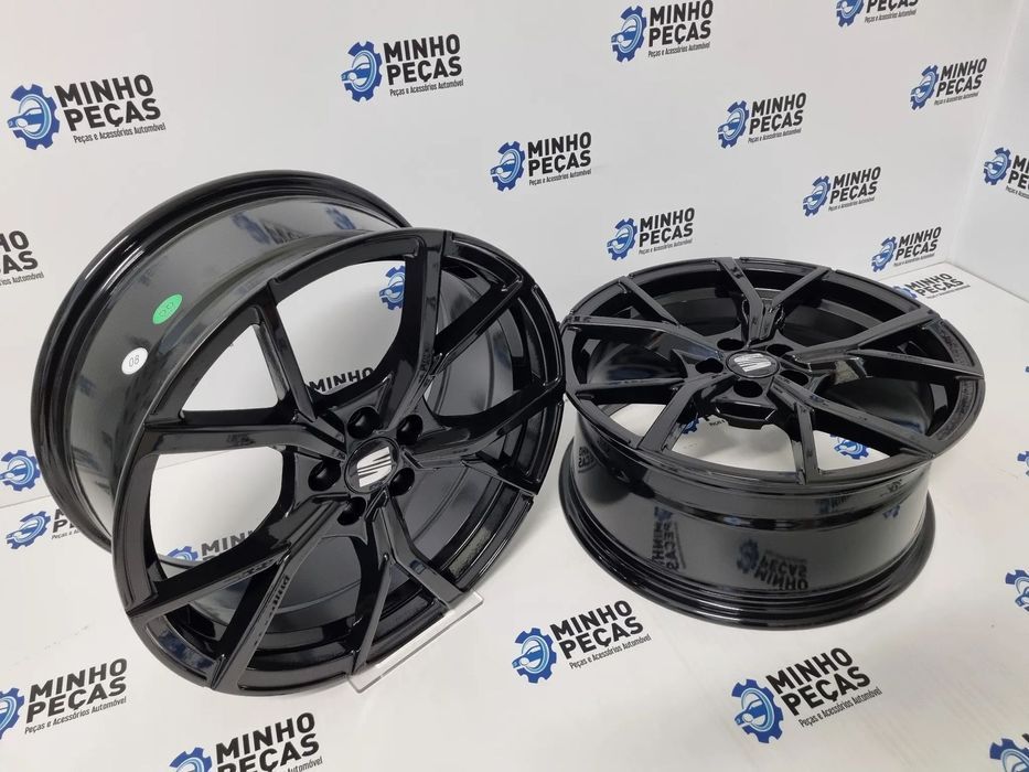 Jantes Look Seat Ibiza em 17 (5x100) Preto Brilho