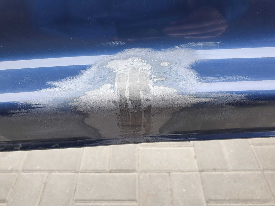 BMW 6 E63 E64 Zderzak Tył A07/5 Mysticblau PDC Komplet