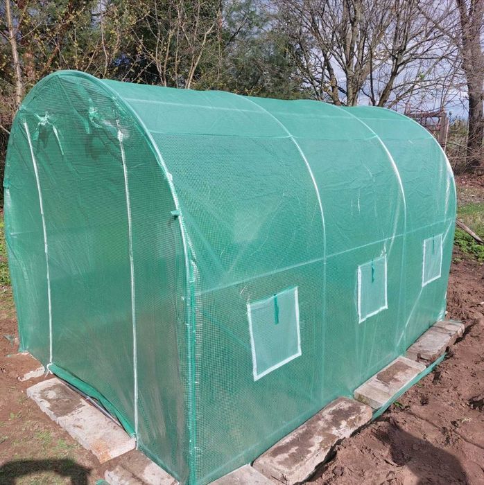 Tunel Foliowy Ogrodowy Szklarnia Foliak 3x2x2 6m² Rośliny Kwiaty Nowy