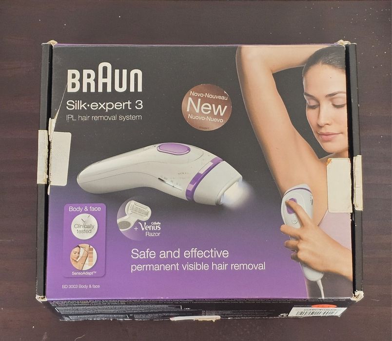 Depiladora a laser Braun silk experto 3