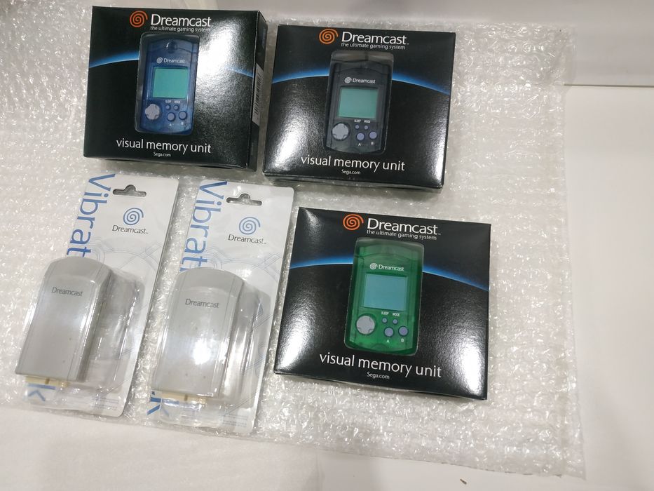 Sega Dreamcast VMU Memory Card / Vibration Pack – New Original64171742646531120