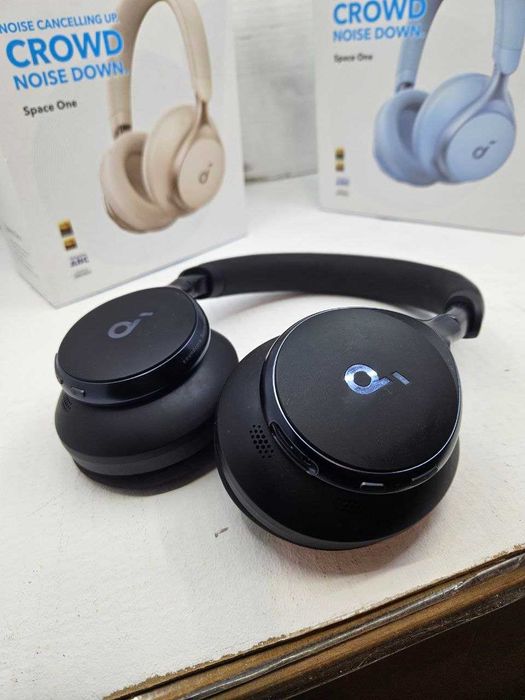 Anker SoundCore Space One Black\Blue – Bluetooth навушники з ANC