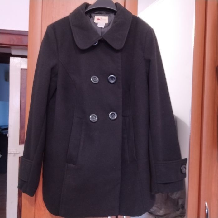 56 Нове Пальто, куртка,напівпальто жіноче чорне John Banner Китай