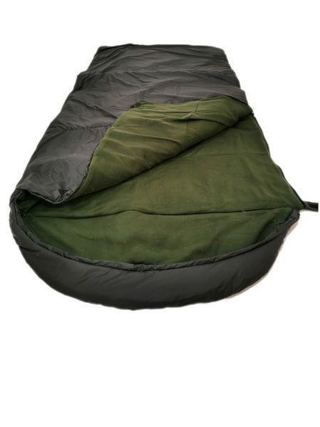 Спальний мішок метрової ширини теплий на флісі, зимовий спальник -25