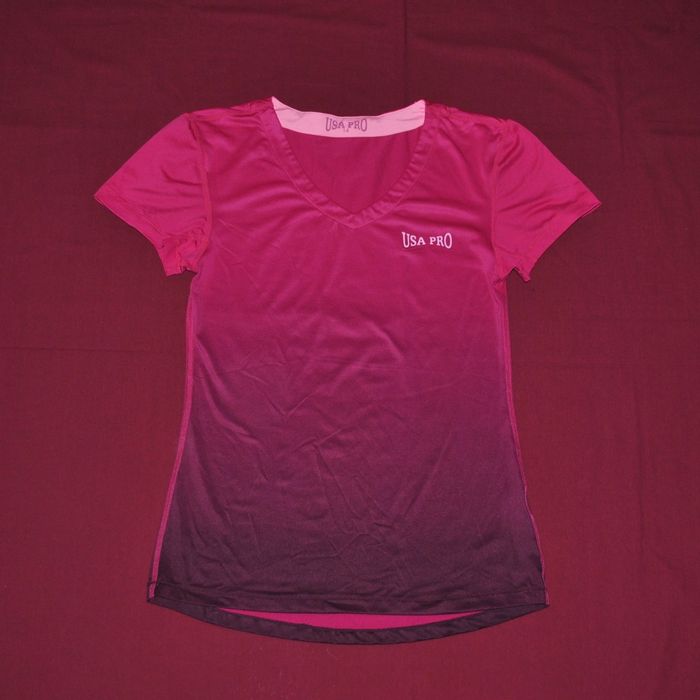 Футболка Usa Pro спортивна жіноча фітнес йога пілатес танці