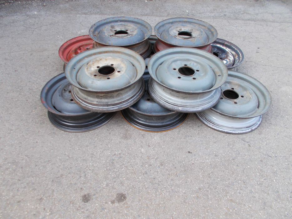 Żuk, Nysa, Tarpan, Warszawa, Przyczepki.  Felgi - 16.