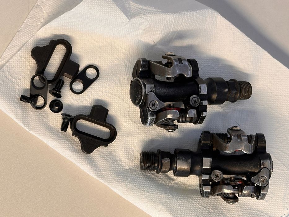 Pedały SPD + nowe bloki Shimano SM‑SH51