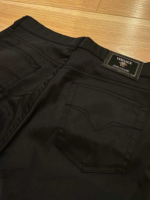 Черные джинсы VERSACE JEANS