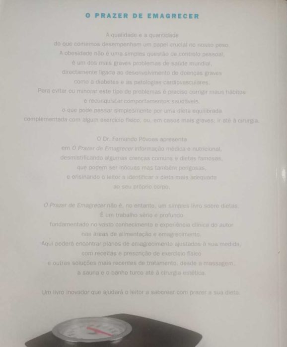 O Prazer de Emagrecer - Fernando Póvoas