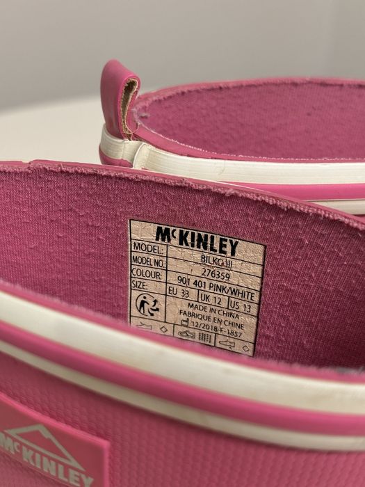 Różowe kalosze dziecięce 33