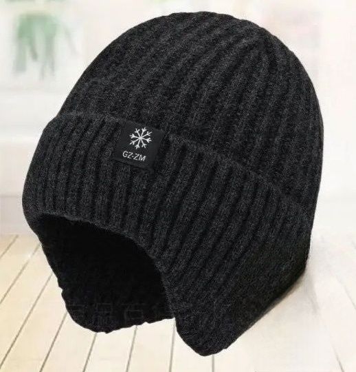 Тепла зимова шапка | Утеплена | Універсальний розмір | Чоловіча / Жіно