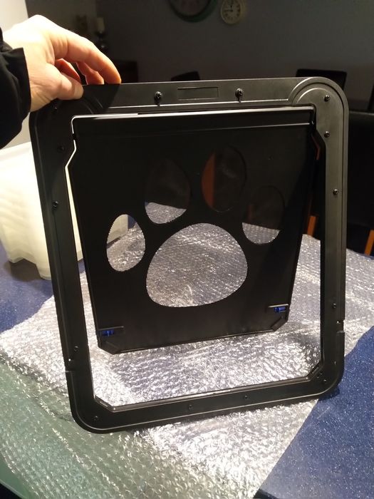 Cães e gatos porta deslizante