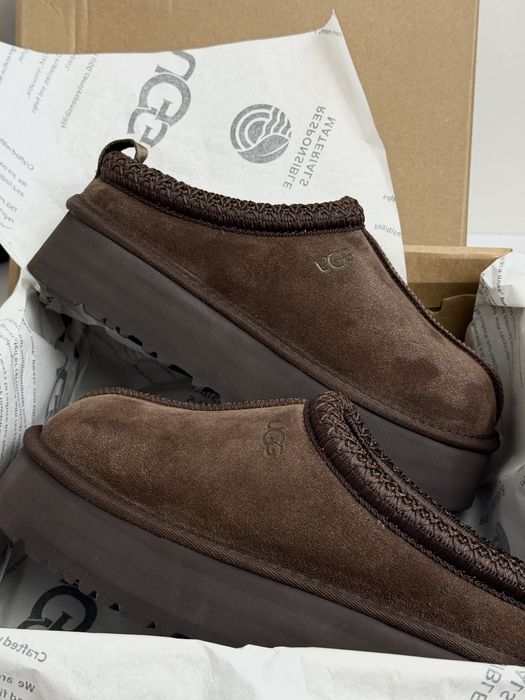 Уггі аг UGG tasman platform chocolate угі зимові на хутрі таз   Угі