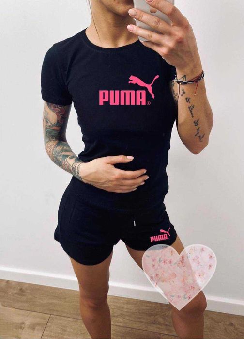 S.M.L.XL!WYPRZEDAŻ! Damski komplet ze spodenkami.