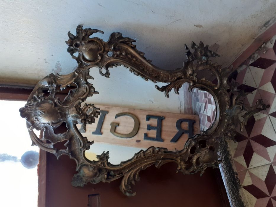 Espelho de Latão Trabalhado