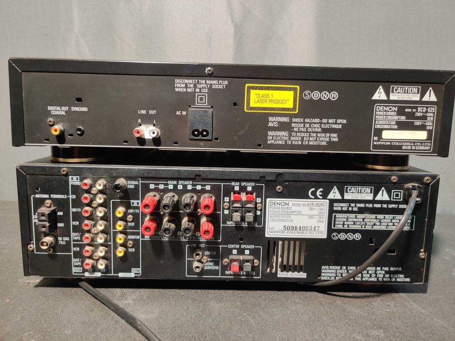 Denon AVR 950RD, CD DENON DCD 625