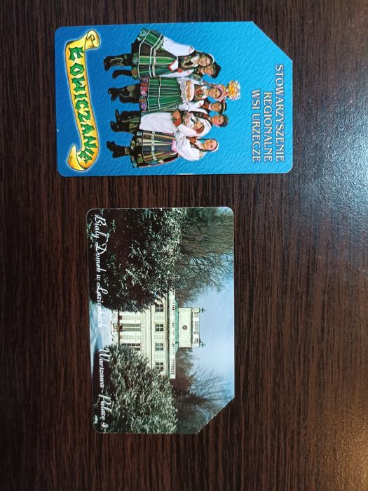 TP SA zużyte karty telefoniczne 2 szt