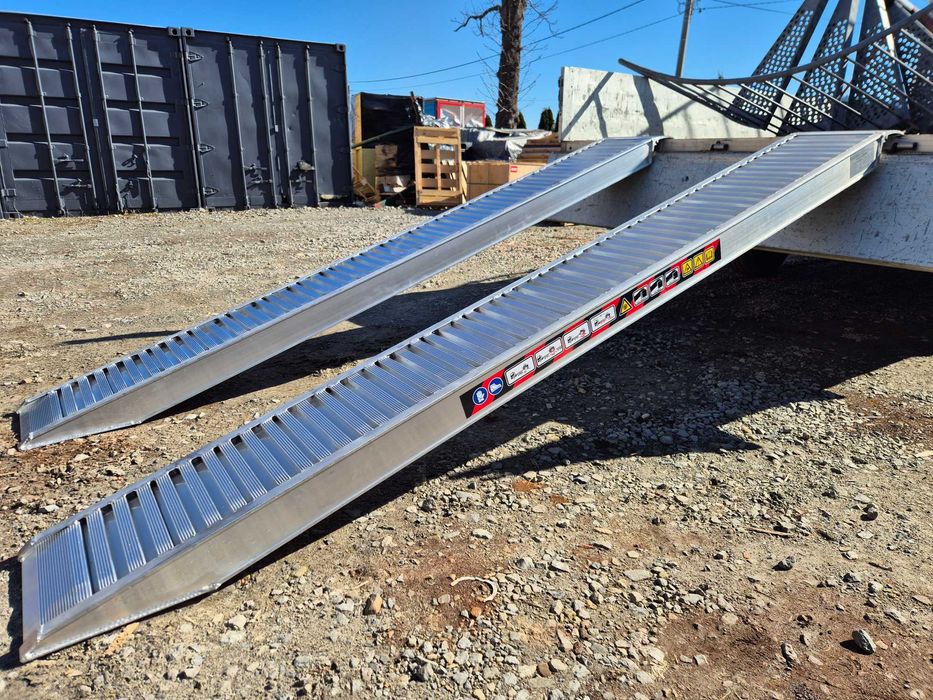 Najazdy aluminiowe specjalistyczne 3,0m do 3700kg, darmowa dostawa