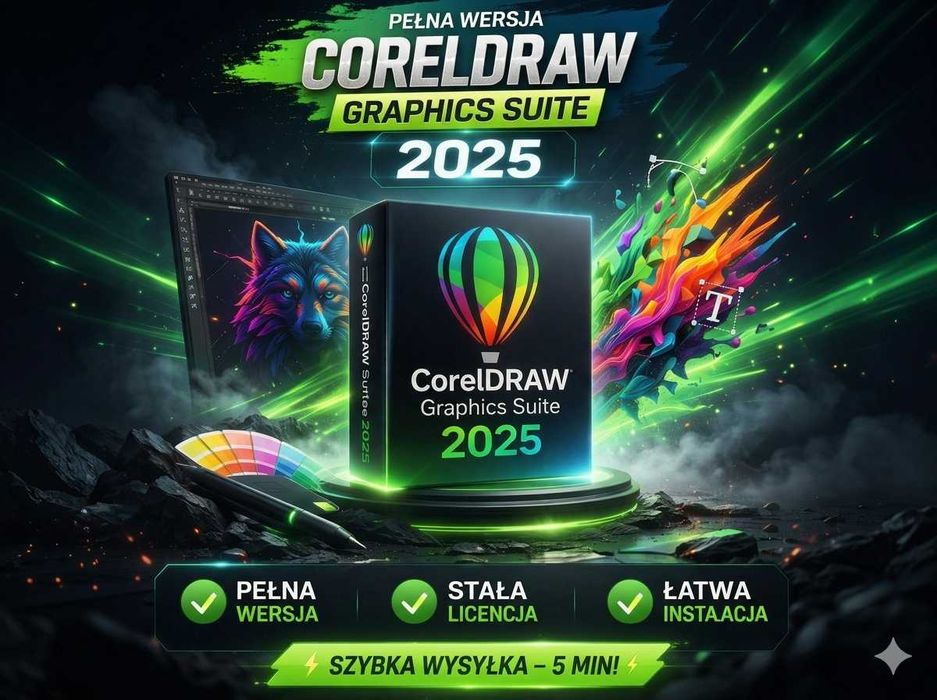 CorelDRAW Graphics Suite 2025 Windows / MacOS  Licencja Dożywotnia