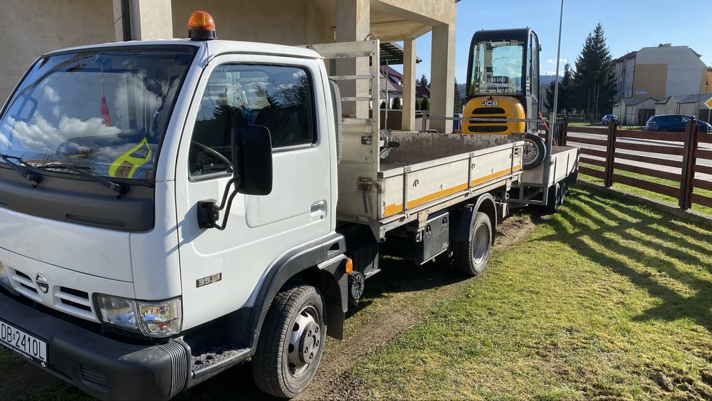 Uslugi minikoparką, rownanie terenu,odwodnienia, kanalizacja swiatłowody , transport wywrotką,sprzatanie ogrodów