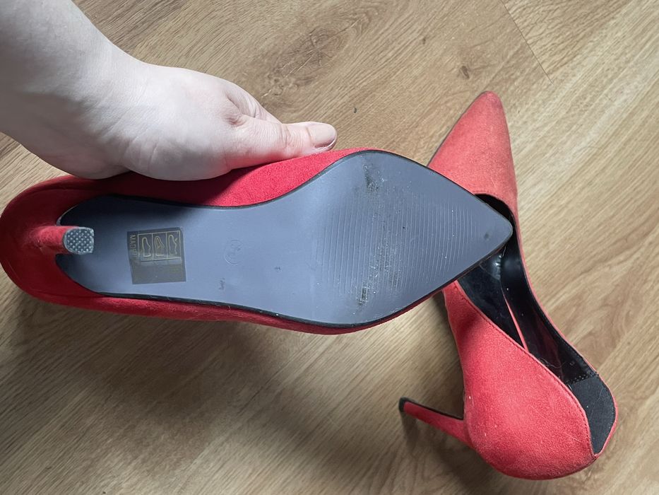 Buty damskie szpilki czerwone 36