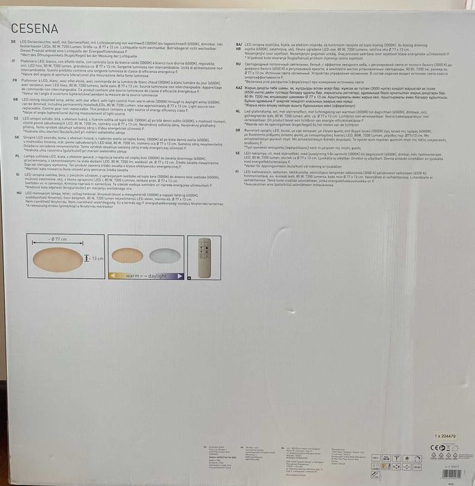 Obi Lighting Plafon LED Cesena 80W NR3114O14