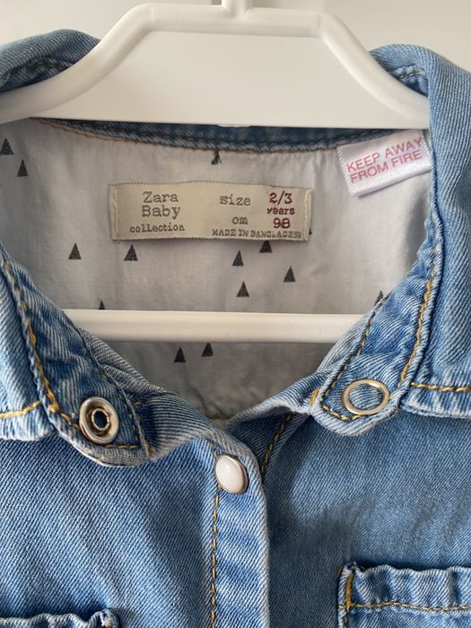 Jeansowa koszula ZARA 98