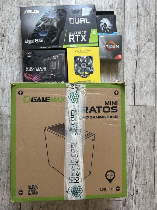 Игровой ПК RTX 2070, Ryzen 5 3600, 16 Ram