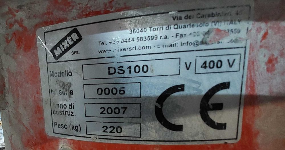 Silomat Mixer DS100 06r. po generalnym remoncie m-tec PFT berger