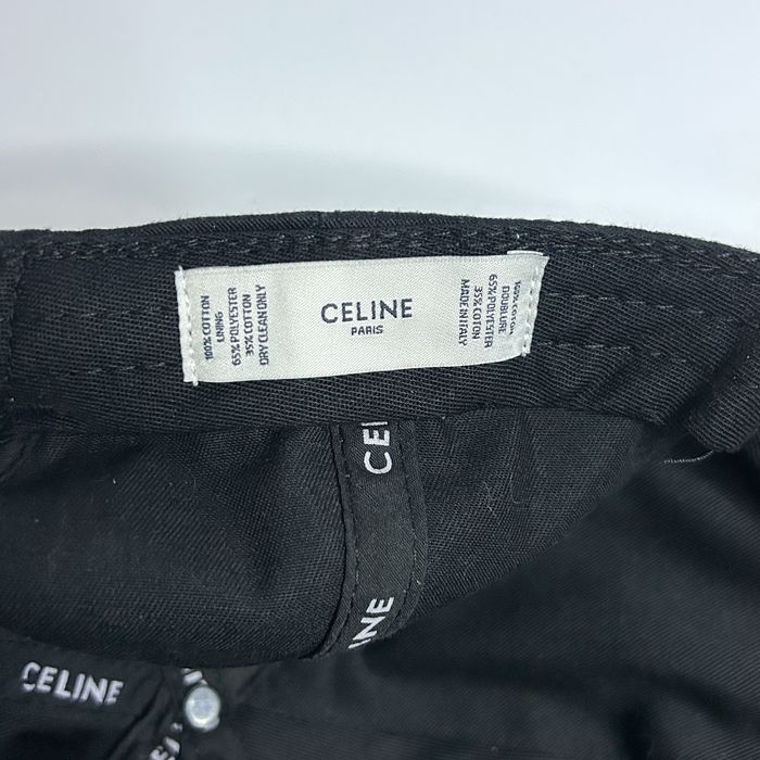 Кепка бейсболка celine black cotton