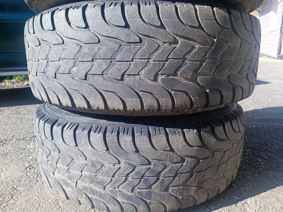 Два диска дві шини 6 х 139,7 R 15 ГУМА Dunlop 265 70 НА ДЖИП ЗАПАСКА