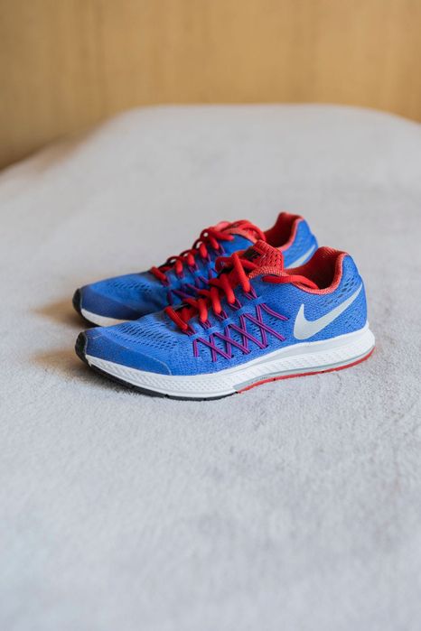 Ténis/Sapatilhas Nike Zoom Pegasus, azul e vermelho, Tam.36, unissexo