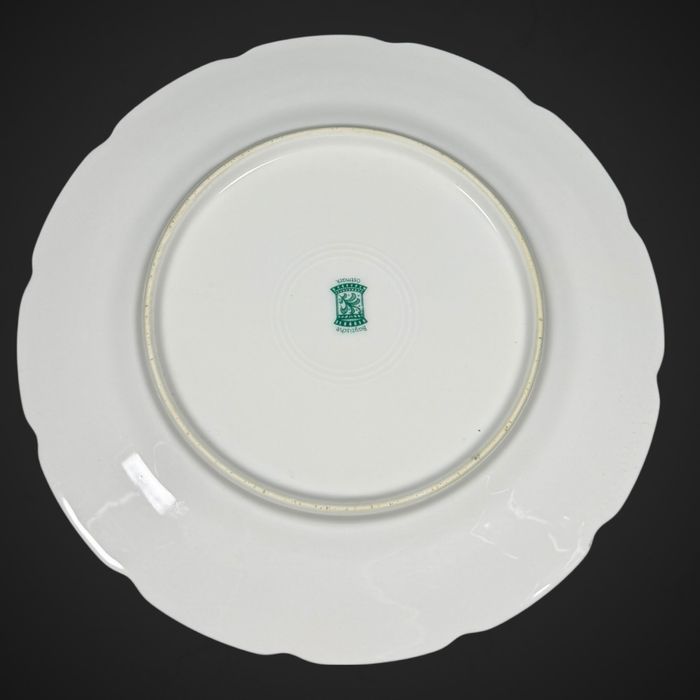 Duża Patera Talerz Bayrische Ostmark kolorowe kwiaty B6/020127